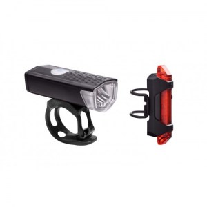 Φανάρι RFR Power Lighting Set USB - 14316 - Μάυρο DRIMALASBIKES